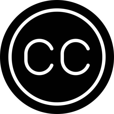 c c simge vektör illüstrasyonu