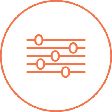 Müzik simgesi vektör illüstrasyonu