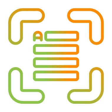 Bir kitap simgesinin vektör illüstrasyonu