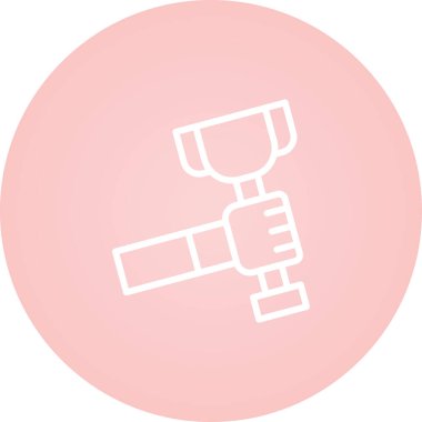 Modern oto tamir simgesinin vektör illüstrasyonu