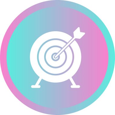 hedef simge vektör illüstrasyonu