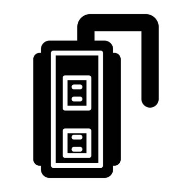 soket ağ simgesi vektör illüstrasyonu