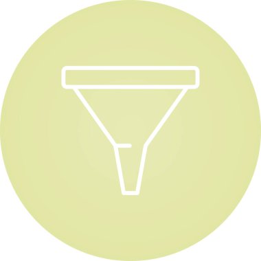 Web simgesi vektör illüstrasyonu filtreleniyor