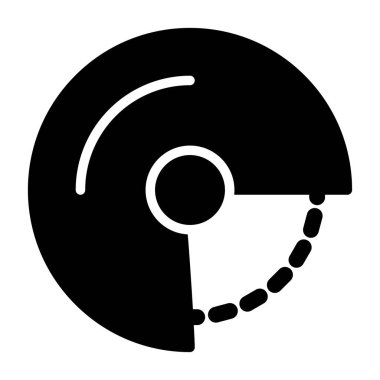 Siyah ve beyaz kulaklıkların vektör simgesi