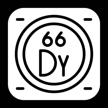 Kimyasal element ağ basit illüstrasyon