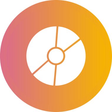 dairesel grafik grafik simgesi