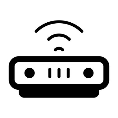 Wifi simgesi, vektör illüstrasyonu