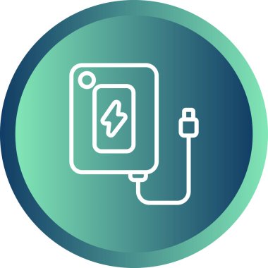 Banka binası. Web simgesi basit illüstrasyon