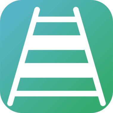 vector illustration of ladder