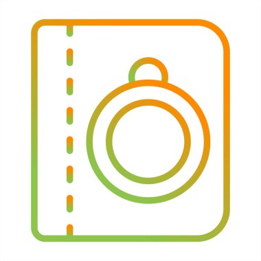 Kamera. Web simgesi basit illüstrasyon