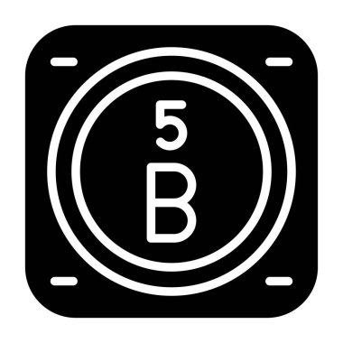 Bozuk Para Simgesi Moda Biçiminde İzole Arkaplan