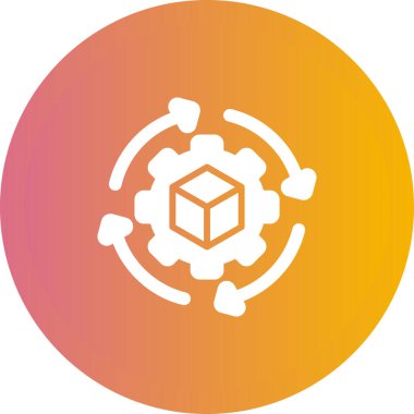 Modern tasarım simgesinin vektör illüstrasyonu