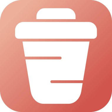 kova simgesinin vektör illüstrasyonu