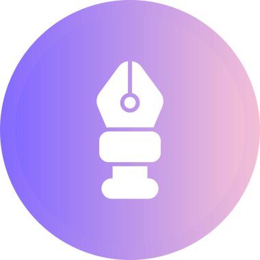 Bir kalem ağı simgesinin vektör illüstrasyonu