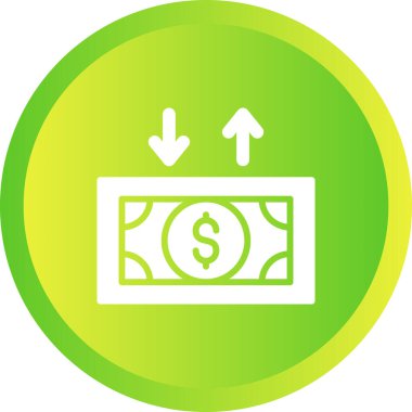 Dolar işareti vektör simgesi kolayca düzenleyebilir ya da değiştirebilir