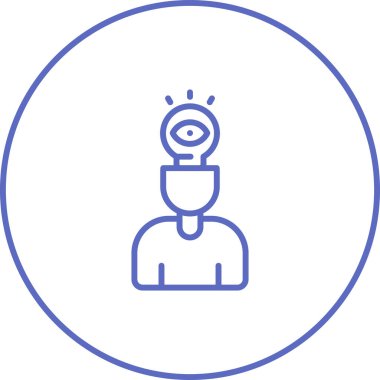 İnsan simgesinin vektör illüstrasyonu