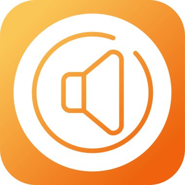 hoparlör simgesi vektör çizim