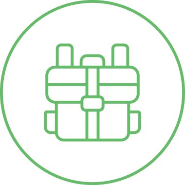 Benzersiz küp vektör çizgisi simgesi