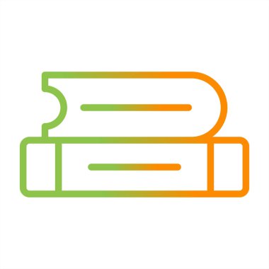 kitap logosu vektör tasarımı örnekleme şablonu