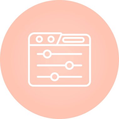 seo modern simgesinin vektör illüstrasyonu