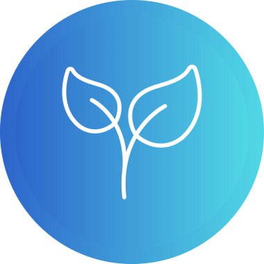 Vektör simgesi, uzun gölgeli illüstrasyon