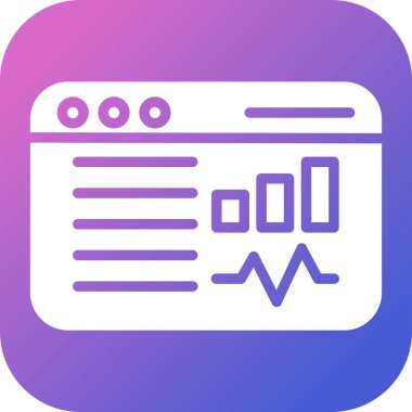 seo modern simgesinin vektör illüstrasyonu