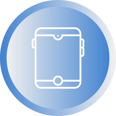 akıllı telefon web simgesi vektör çizimi