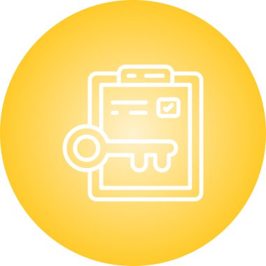 Belge simgesinin vektör illüstrasyonu