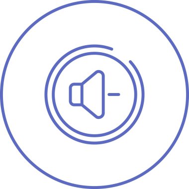 müzik çalar simgesi, vektör illüstrasyonu