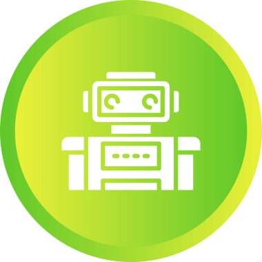 robot web simgesi vektör illüstrasyonu
