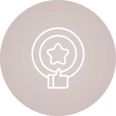 vektör yıldız düz simgesi