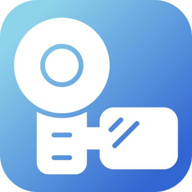 video kamera web simgesi vektör illüstrasyonu