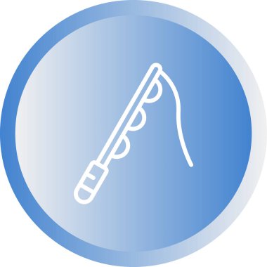 Bir kalem simgesinin vektör illüstrasyonu