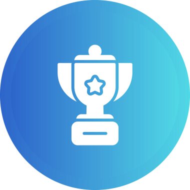 Kupa ikonu. vektör illüstrasyonu