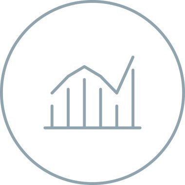 grafik ikonu vektör illüstrasyonu