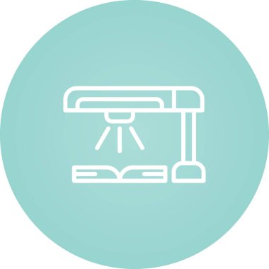 Kitap Tarayıcı web simgesi, vektör illüstrasyonu 