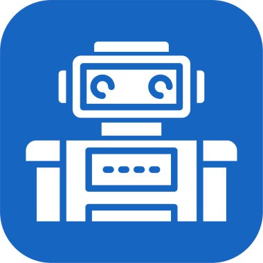 robot web simgesi vektör illüstrasyonu