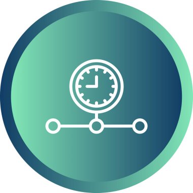 Kişisel ve ticari kullanım için kronometre vektör simgesi simgesi çizimi..