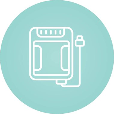 vektör benzin istasyonu simgesi