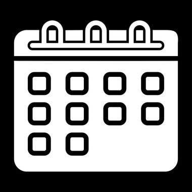 Takvim web simge vektör çizim