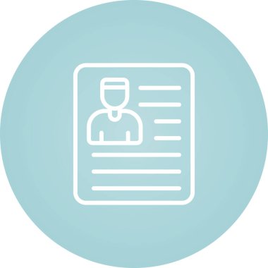 Belge. Web simgesi basit illüstrasyon