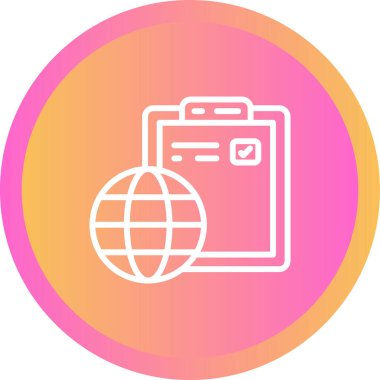 Seo simgesinin vektör illüstrasyonu