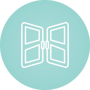 Kitap. Web simgesi basit illüstrasyon