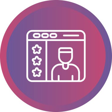 seo modern simgesinin vektör illüstrasyonu