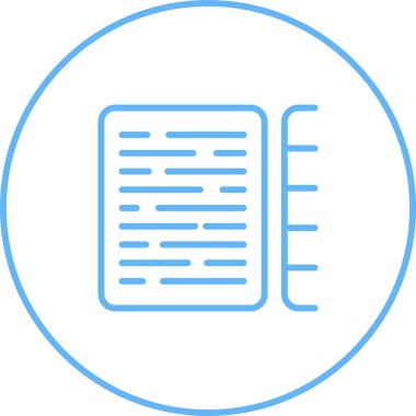 kitap web simgesi basit illüstrasyon