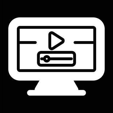 Bilgisayar web simge vektör çizim