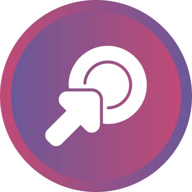 Arama simgesi vektör illüstrasyonu