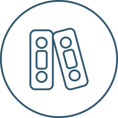 Modern eğitim ikonunun vektör illüstrasyonu