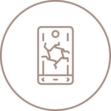 akıllı telefon web simgesi vektör çizimi