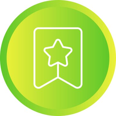 yıldız simgesi vektör illüstrasyonu